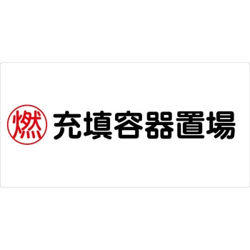 危険物標識ヨコ マグネット仕様 グリーンクロス