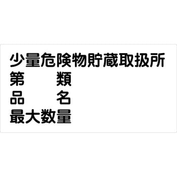 危険物標識ヨコ マグネット仕様 グリーンクロス