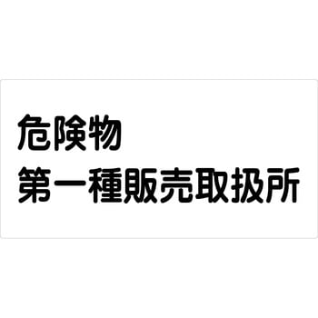 危険物標識ヨコ ビスまたは両面テープ(別売)仕様 グリーンクロス