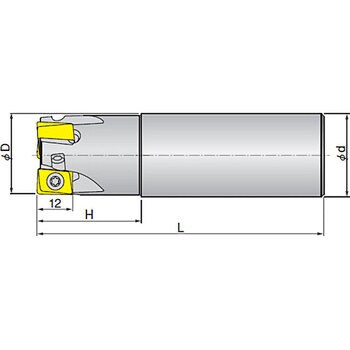 H490 E90AX D40-4-C32-12 カッター H 1個 イスカル 【通販サイトMonotaRO】