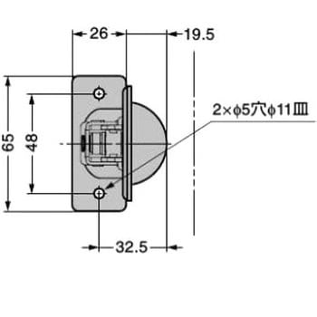 重量用ワンタッチスライド丁番 J95 LAMP(スガツネ)