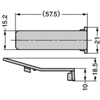 本体カバー 重量用ワンタッチスライド丁番J95 16mmかぶせ用 LAMP(スガツネ)