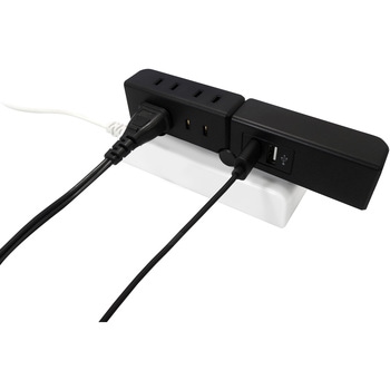 USB付き電源タップ 4個口+USB 2ポート TOPLAND
