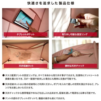 室内仮眠用テント タスミ暖房テント ニューテック