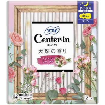 センターインコンパクト ナチュラルフローラル ユニ・チャーム