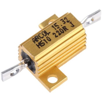Arcol 大電力用，メタルクラッド抵抗器，10W，220Ω，±5% ARCOL(OHMITE)