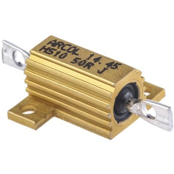 Arcol 大電力用，メタルクラッド抵抗器，10W，50Ω，±5% ARCOL(OHMITE)