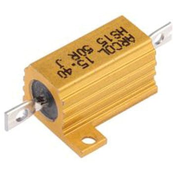 Arcol 大電力用，メタルクラッド抵抗器，15W，50Ω，±5% ARCOL(OHMITE)