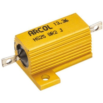 Arcol 大電力用，メタルクラッド抵抗器，25W，8.2Ω，±5% - ARCOL(OHMITE)