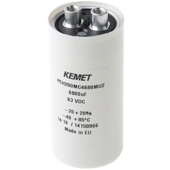 KEMET アルミ電解コンデンサ，ネジ端子 63V dc 6800μF KEMET