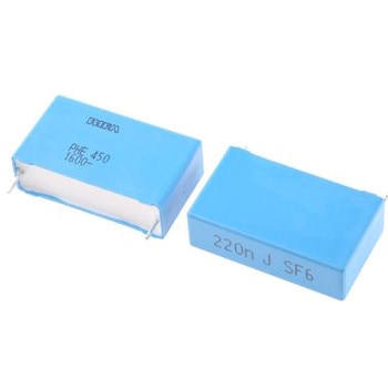 KEMET ポリプロプレンコンデンサ(PP)，1.6 kV dc， 650 V ac，220nF，±5% KEMET