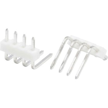 Molex 基板ヘッダ， 4極， 1列， ライトアングル， 基板対基板、電線対基板 2.54mm KK 254シリーズ 日本モレックス(molex)