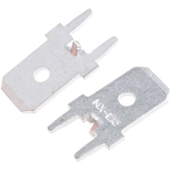 はんだタブ端子、ソルダータブ端子 Molex 非絶縁 ストレート 6.35 x 0.81mm 日本モレックス(molex)