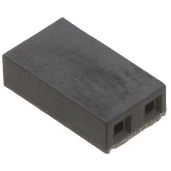 Molex ジャンパピン / ショートピン 15-29-1024， メス， ストレート， 黒， 上部開口， 2極， 1列 日本モレックス(molex)