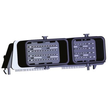 自動車用コネクタ， 80極， オス， 6A， 黒 スルーホール Molex CMCシリーズ 日本モレックス(molex)
