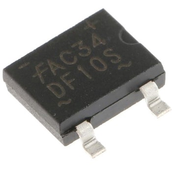 ON Semiconductor 整流用 ブリッジダイオード 単相 1.5A， 200V， 4-Pin SDIP ON SEMICONDUCTOR