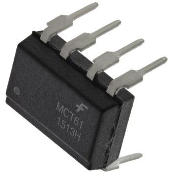 フォトカプラ ON Semiconductor MCT61， トランジスタ出力， 8-Pin ON SEMICONDUCTOR