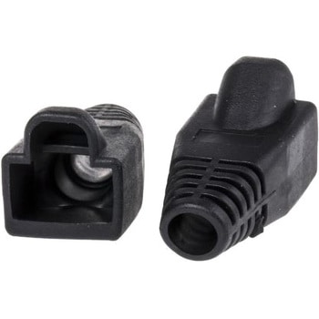RS Pro RJコネクタフード， タイプ：RJ45， 黒， 長さ：27.7mm RS PRO