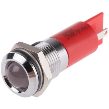 RS Pro LED表示灯， 赤 14mm， 12 V ac/dc RS PRO