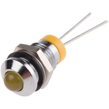 RS Pro LED表示灯， 黄 8mm， 2 V dc RS PRO