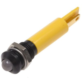RS Pro LED表示灯， 黄 8mm， 24 V ac/dc RS PRO