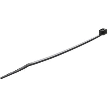 RS Pro 結束バンド， 100mm x 2.5 mm， 黒， ナイロン 66 RS PRO