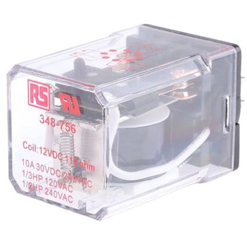 RS Pro リレー， 2c接点， 12V dc， 120 Ω RS PRO