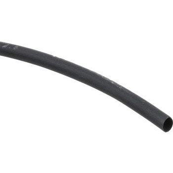 RS Pro 熱収縮チューブ， 収縮前 1.6mm， 収縮後 0.8mm， スリーブ長さ 25m ポリオレフィン， 黒 RS PRO