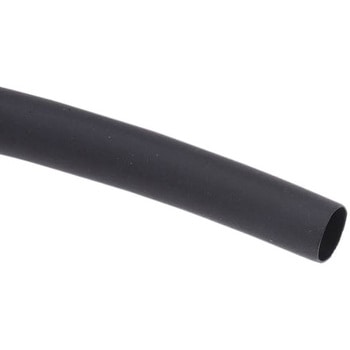 RS Pro 熱収縮チューブ， 収縮前 4.8mm， 収縮後 2.4mm， スリーブ長さ 20m ポリオレフィン， 黒 RS PRO