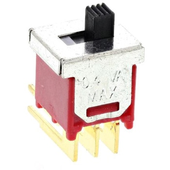 RS Pro スライドスイッチ 2回路 2接点 400 mA @ 20 V RS PRO