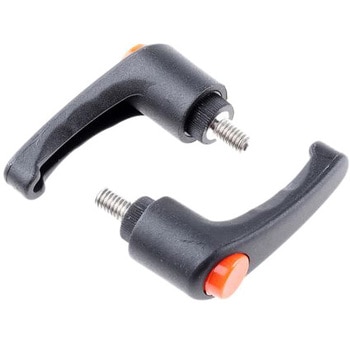 RS Pro クランプレバー， M6 グラスファイバー強化ナイロン RS PRO