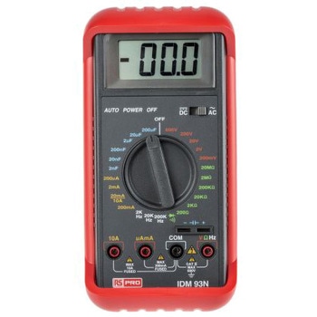 RS Pro デジタルマルチメータ (ハンドヘルドタイプ)，分解能：0.1mV dc RS PRO