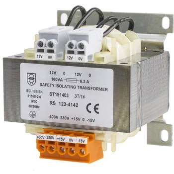 123-4142 RS Pro 絶縁トランス 160VA 1個 RS PRO 【通販モノタロウ】