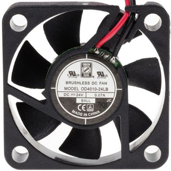 RS Pro DC 軸流ファン 40 x 40 x 10.5mm， 電源電圧：24 V dc (OD4010シリーズ) RS PRO