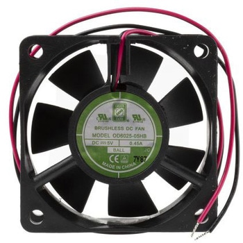 RS Pro DC 軸流ファン 60 x 60 x 25mm， 電源電圧：5 V dc (OD6025シリーズ) RS PRO