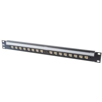 RJパッチパネル RS Pro， Cat5e， 16ポート RS PRO