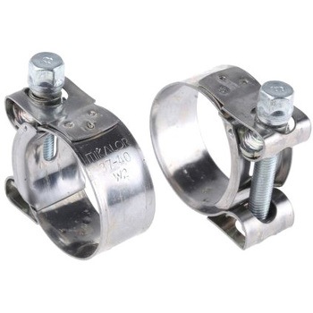 265-0203 RS Pro ホースクリップ 37 → 40mm 20mm ステンレス鋼， 亜鉛