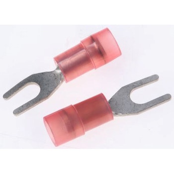 RS Pro Y形圧着端子， 赤 0.5 → 1.5mm2 22AWG to， 16AWG RS PRO
