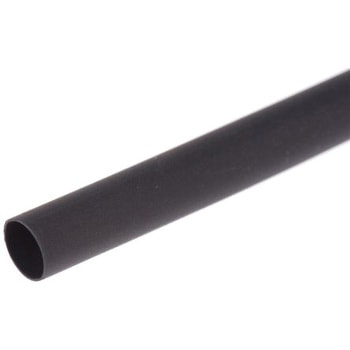 RS Pro 熱収縮チューブ， 収縮前 4.8mm， 収縮後 2.4mm， スリーブ長さ 30cm ポリオレフィン， 黒 RS PRO