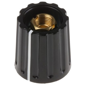 RS Pro コレットノブ シャフト：6.4mm， 直径：14.7mm， x 高さ：16.2mm RS PRO