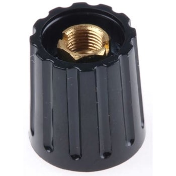 RS Pro コレットノブ シャフト：3.2mm， 直径：14.7mm， x 高さ：16.2mm RS PRO