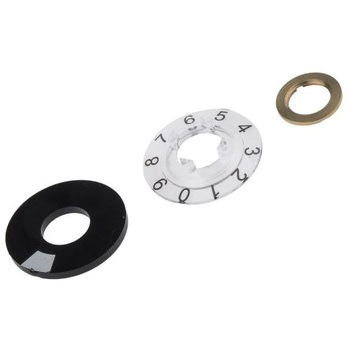 RS Pro ボリューム調整つまみ (ノブ) / ノブ用アクセサリ シャフト：6.35mm， 直径：1/4インチ RS PRO