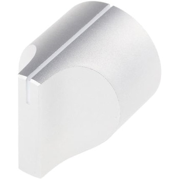 RS Pro ボリューム調整つまみ (ノブ) / ノブ用アクセサリ シャフト：6mm， 直径：22mm RS PRO
