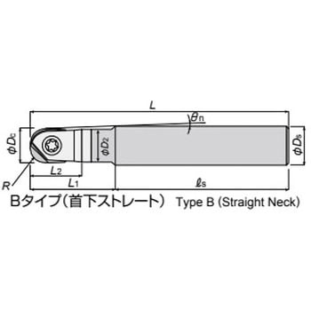 ABPF16S16WL80 仕上加工用 刃先交換式ボールエンドミル アルファ