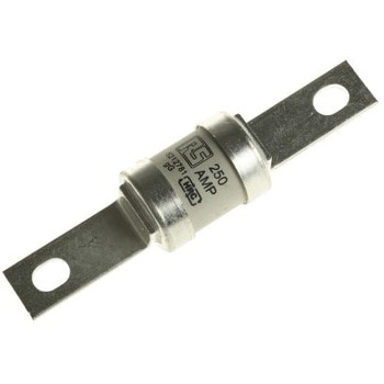 RS Pro 英国規格ヒューズ， 定格電流 250A， 415V ac RS PRO