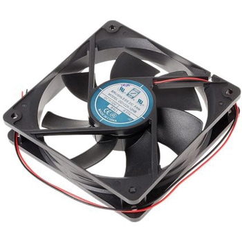 RS Pro DC 軸流ファン 120 x 120 x 25mm， 電源電圧：12 V dc (OD1225シリーズ) RS PRO