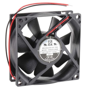 RS Pro DC 軸流ファン 80 x 80 x 25mm， 電源電圧：24 V dc (OD8025シリーズ) RS PRO