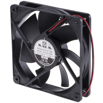 RS Pro DC 軸流ファン 120 x 120 x 25mm， 電源電圧：24 V dc (OD1225シリーズ) RS PRO
