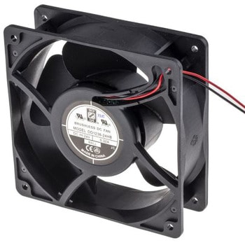 RS Pro DC 軸流ファン 120 x 120 x 38.5mm， 電源電圧：24 V dc (OD1238シリーズ) RS PRO