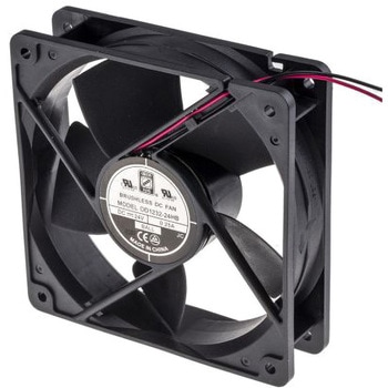 RS Pro DC 軸流ファン 120 x 120 x 32mm， 電源電圧：24 V dc (OD1232シリーズ) RS PRO
